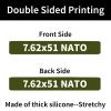 12 Pack Miaozhun 7.6251 NATO Magazine Marking Bands 7.62 NATO Magazine Ammo Caliber Identification Bands (Army Gren-White) view 2