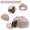 Bling Hat for Women Butterfly Rhinestones Baseball Caps Hats Fashion Bling Rhinestone Studded Sun hat Adjustable Hip Hop Hat view 2