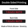 12 Pack Miaozhun 7.6251 NATO Magazine Marking Bands 7.62 NATO Magazine Ammo Caliber Identification Bands (Black-Red) view 2