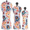 Craftsman Golf Club Headcovers 3 Pack Floral Golf Club Head Covers for Driver Fairway Woods and Hybrids view 1