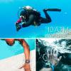 10 ATM 100m Waterproof Digital Sports Watch for Swimming and Diving, with Functions of Chronograph, Stopwatch, Timer, Countdown, Calendar, Dual Time Zone, Alarm Clock, 12 or 24 Hour Format Switchable view 2
