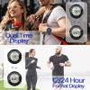 10 ATM 100m Waterproof Digital Sports Watch for Swimming and Diving, with Functions of Chronograph, Stopwatch, Timer, Countdown, Calendar, Dual Time Zone, Alarm Clock, 12 or 24 Hour Format Switchable view 4