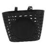 Didiseaon 1pc Detachable Boy Girl Bike Basket Black Plastic Storage Basket for Boy Girl Easy to Install Water-Resistant and Scratch-Resistant for Leisurely Rides view 1