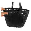 Didiseaon 1pc Detachable Boy Girl Bike Basket Black Plastic Storage Basket for Boy Girl Easy to Install Water-Resistant and Scratch-Resistant for Leisurely Rides view 3