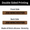 12 Pack Miaozhun .308 Winchester Magazine Marking Bands .308 Win Magazine Ammo Caliber Identification Bands (Coyote Brown-Black) view 2