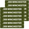 12 Pack Miaozhun .308 Winchester Magazine Marking Bands .308 Win Magazine Ammo Caliber Identification Bands (Army Gren-White) view 1