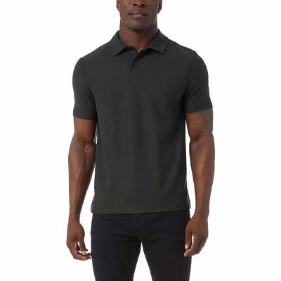 32 Degrees Mens Micro Pique Polo (Gray, XXL)