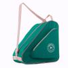 HEXIFUL Skate Bag for Ice, Inline, Roller & Quad Skates - Kids & Adults (Green/Pink) view 1