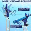 LBW Fishing Rod Holders for Bank - Fishing Pole Holders for Ground, Shore, Beach 360 Degree Adjustable Rod Holders 2 Pack view 3