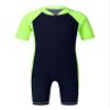 YOOJIA Kids Boys One Piece Shorty Wetsuit Swimsuit Short Sleeves Zippered Rash Guard UV Swimwear Bathing Suit Surfing Navy Blue&Fluorescen 8 view 1