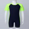YOOJIA Kids Boys One Piece Shorty Wetsuit Swimsuit Short Sleeves Zippered Rash Guard UV Swimwear Bathing Suit Surfing Navy Blue&Fluorescen 8 view 3