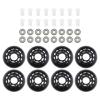 eMagTech 8PCS 64mm 82A Inline Skate Wheels with Bearings ABEC-7 Roller Skating Wheels Luggage Wheels Training Wheels for Indoor Outdoor Skating view 1