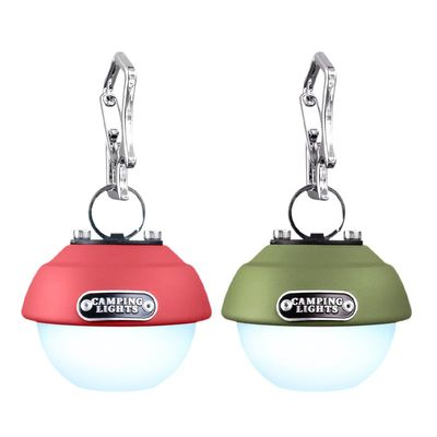 Outdoor Camping Light Rechargeable Waterproof Compact Portable Camping Strawberry Light (Green)