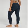 ODODOS Women's Cross Waist 7/8 Yoga Leggings with Inner Pocket, Inseam 25" Gathered Crossover Workout Yoga Pants, Deep Navy, Small view 4