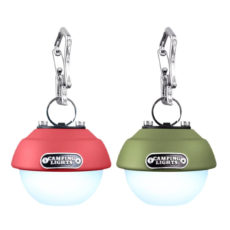 Outdoor Camping Light Rechargeable Waterproof Compact Portable Camping Strawberry Light (red)