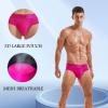JOCKMAIL 3PCS/Pack Men Underwear Briefs Athletic Underwear Briefs Mens Breathable Briefs for Sport Gym (as1, alpha, x_l, regular, regular, Orange+Rose+Green) view 3