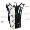 Zavothy Rave Hydration Backpack Lightweight Water Backpack for Cycling Running Hydration Pack Hiking Backpack with 2L Water Bladder White view 3