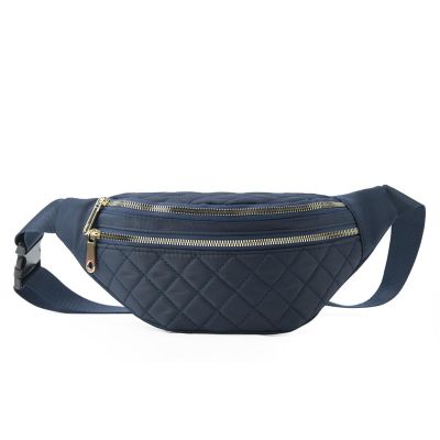 New Foreign Trade Waist Bag Wholesale Men's Multifunctional Large Capacity Mobile Phone Bag Women's Embroidered Waist Bag Cross-body Chest Bag