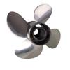 Xspeed Stainless Steel 4 Blades Outboard Propeller with Interchangeable Hub Kits for 4-3/4" Gearcase Suzuki 150-300hp Engines,15 Spline Tooth,RH/LH(14 1/2x15 LH) view 4