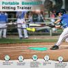 Tomaki Hitting Stick Batting Swing Trainer, Batting Practice Equipment for Baseball and Softball, Ideal One-on-One Coaching Tool for Baseball 54'' (Baseball Swing Trainer) view 2