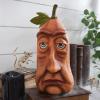 KATIAK Pumpkin Face Outdoor Courtyard Decoration Ghost Party Pumpkin six Weird Coffee Resin Worker view 2