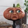KATIAK Pumpkin Face Outdoor Courtyard Decoration Ghost Party Pumpkin six Weird Coffee Resin Worker view 3