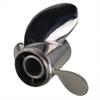 Xspeed Stainless Steel Upgrade 3 Blades Outboard Propeller with Interchangeable Hub Kits for 4-3/4" Gearcase Suzuki 150-300hp Engines,15 Spline Tooth,RH/LH(14x19 LH) view 2