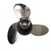 Xspeed Stainless Steel Upgrade 3 Blades Outboard Propeller with Interchangeable Hub Kits for 4-3/4" Gearcase Suzuki 150-300hp Engines,15 Spline Tooth,RH/LH(14x19 LH) view 4