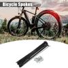 X AUTOHAUX 40 Pcs 14G J Bend 224mm x 2mm Bike Bicycle Spokes with Nipples Steel Black view 2
