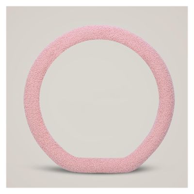 FUERU Car Steering Wheel Cover Set Car Steering Wheel Cover D Type Winter Short Plush Moisture Absorption Anti-Wrinkle Car Interior (Color : 4#)