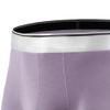 Maiyifu-GJ Men's Modal Elephant Nose Trunks Bulge Enhancing U Convex Pouch Boxer Brief Breathable Solid Color Underwear (Pink 3PC,Large) view 2