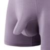 Maiyifu-GJ Men's Modal Elephant Nose Trunks Bulge Enhancing U Convex Pouch Boxer Brief Breathable Solid Color Underwear (Pink 3PC,Large) view 3
