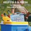 Ice Bags Reusable Large Leakproof Ice Bag Reusable Ice Pack for Cooler Long Lasting Instant Cooler Ice Packs Refillable Ice Bag view 4