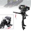 6HP 4-Stroke Heavy Duty Outboard Motor Marine Boat Engine Manual Tilt 2500RPM Air Cooling view 2