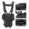 REEBOW GEAR Tactical Chest Rig with Mag Pouches Lightweight Tactical Vest (Black) view 3