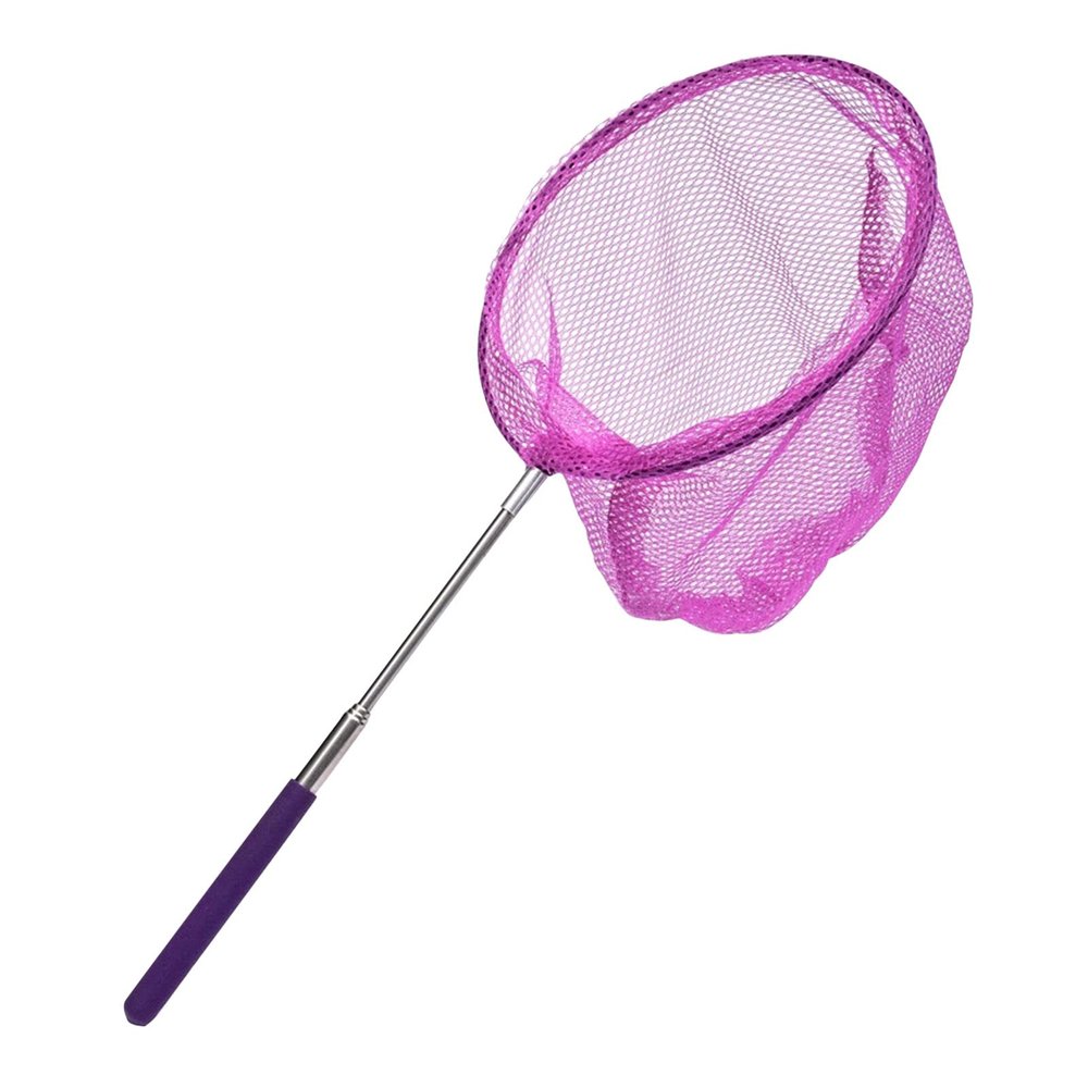 Float Baby Neck Ring Retractable and Folding Net Children's Net Bucket Fishing Tools & Home Improvement Purple