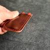 Handmade Leather Sheath for Knipex Cobra 125 (Whisky, Stitching: Red) view 3