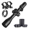 SPINA OPTICS 4-16x44 SFP Second Focal Plane Scope with Mil-dot Reticle and 20mm Ring Mounts,Waterproof, Fogproof Black Hunting Scopes, 30mm Tube (4-16x44 SFP) view 1