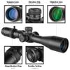 SPINA OPTICS 4-16x44 SFP Second Focal Plane Scope with Mil-dot Reticle and 20mm Ring Mounts,Waterproof, Fogproof Black Hunting Scopes, 30mm Tube (4-16x44 SFP) view 3