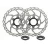 Bibike 2Pcs 140mm/160mm Centerlock Disc Rotor with Lock Rings view 1