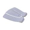 rockible 3X Surfboard Traction Pad Deck Grip Mat Anti Slip Surfing Padding Premium Stomp Foot Pads Board Pads Deck Tail Pads for Funboard Skimboards, White view 1
