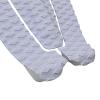rockible 3X Surfboard Traction Pad Deck Grip Mat Anti Slip Surfing Padding Premium Stomp Foot Pads Board Pads Deck Tail Pads for Funboard Skimboards, White view 2