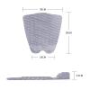 rockible 3X Surfboard Traction Pad Deck Grip Mat Anti Slip Surfing Padding Premium Stomp Foot Pads Board Pads Deck Tail Pads for Funboard Skimboards, White view 3