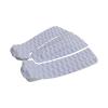 rockible 3X Surfboard Traction Pad Deck Grip Mat Anti Slip Surfing Padding Premium Stomp Foot Pads Board Pads Deck Tail Pads for Funboard Skimboards, White view 4