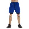 Charque Mens Compression Running Pants 2 in 1 Shorts Gym Leggings with Pocket Quick Dry Athletic Workout Sweatpants view 4