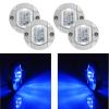 LIDSCURA 4PCS Marine Boat Deck Lights, Stern Courtesy Interior Pontoon Anchor Light Waterproof for boats Night Fishing Kayak Yacht Duck John Boat (Blue Light) view 2