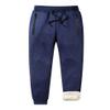 ZGZZ7 Men's Winter Warm Fleece Pants Sherpa Lined Sweatpants Active Thermal Running Joggers Pants (2#Blue,XXL) view 1