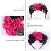 Beavorty Floral Butterfly Hairband for Women Girls Flower Crown Headpiece for Weddings Festivals and Parties Lightweight Elegant Floral Headwear Accessory view 4
