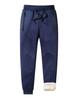 ZGZZ7 Men's Winter Warm Fleece Pants Sherpa Lined Sweatpants Active Thermal Running Joggers Pants (2#Blue,XL) view 1
