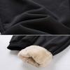 ZGZZ7 Men's Winter Warm Fleece Pants Sherpa Lined Sweatpants Active Thermal Running Joggers Pants (2#Black,S) view 2